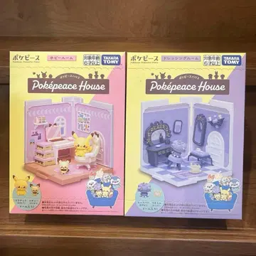 포켓몬 포켓피스 하우스 피츄 & 피카츄 니얀테일 & 마호밀