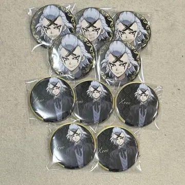 Dr.STONE 더 캐릭터 블랙 수트 캔뱃지 제노 10점