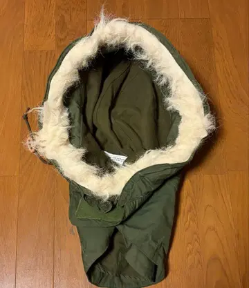 미군 방출품 83년 M-65 파카용 후드 아크릴 퍼 피쉬테일