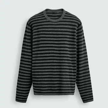 ZARA 스트라이프 패턴 울 혼방 스웨터