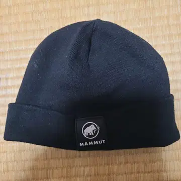 Mammut 블랙 니트 모자