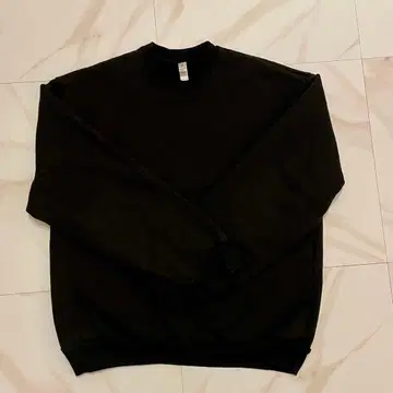 로스앤젤레스 어패럴 맨투맨 블랙 L