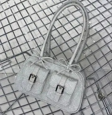 SPIRALGIRL 글리터 라메 백