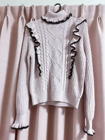 허니시나몬 핑크 니트 까끌거리지 않아요