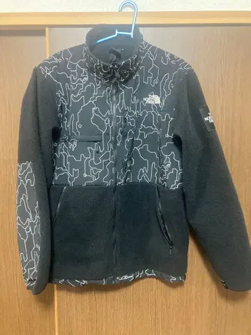 THE NORTH FACE 플리스 자켓 지도 무늬