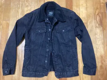 ZARA 보아 데님 자켓 블랙 L