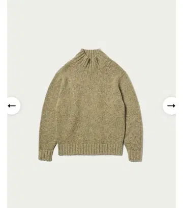 united arrows 네프 터틀넥 니트