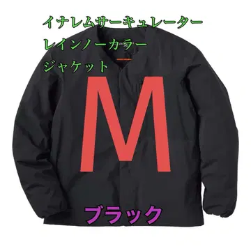 워크맨 이나렘 서큘레이터 레인 노카라 자켓 블랙 M