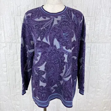 크리스찬 오자르 니트 퍼플 패턴 고급 성인 디자인 11 [ j5 ]