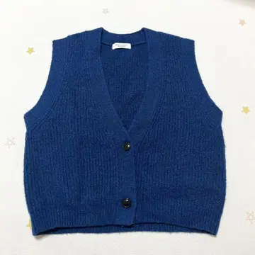 BEAUTY&YOUTH 네이비 블루 니트 베스트