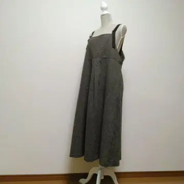 NAMBER18 ohako 울 혼방 오버롤 스커트 일본제 A라인