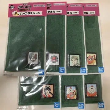 제일복권 스파이 패밀리 F상 하프 타월 컴프 세트