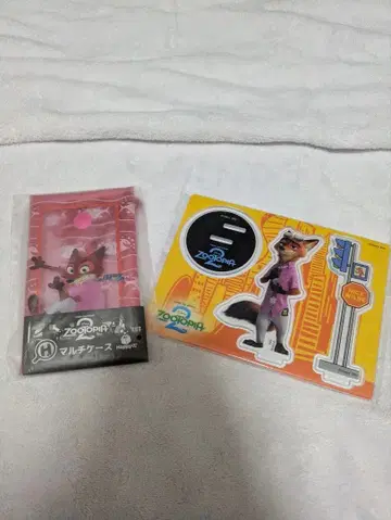 주토피아2 Happy 복권 G상 아크릴 스탠드 H상 멀티 케이스 닉