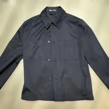 ZARA 네이비 셋업 셔츠 자켓 플리츠 팬츠 L 31