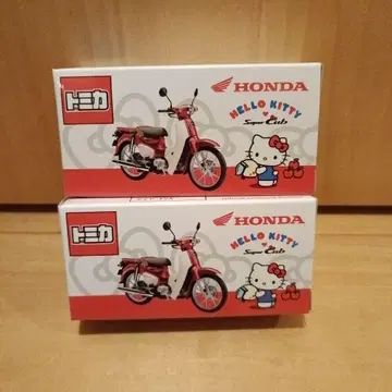 토미카 혼다 헬로키티 슈퍼커브 2개 세트