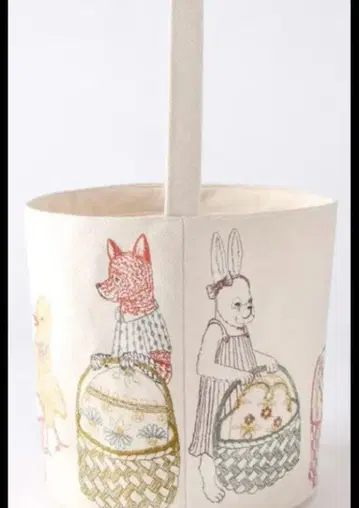 코랄 앤 태스크 버킷 백 부활절