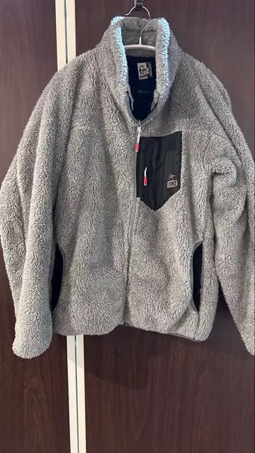 참스 플리스 자켓 그레이