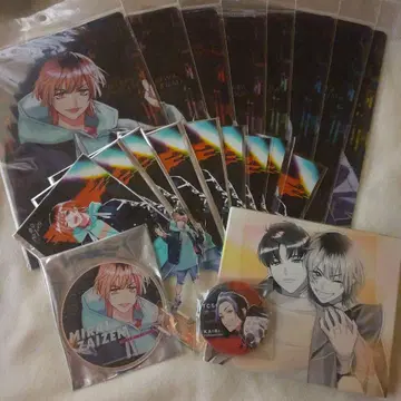 도쿄 컬러 소닉 코스터 캔뱃지 클리어 파일 CD