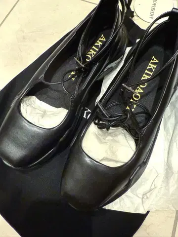 [택 포함 새상품] AKIKO AOKI pino 36 통굽 신발