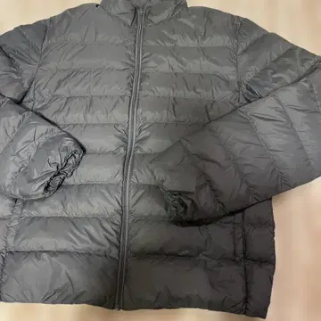무인양품 다운 자켓 그레이 포켓터블 L 시착만 한 상품
