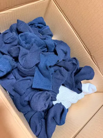 네이비와 화이트 삭스 세트