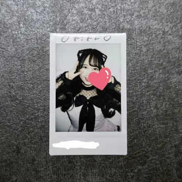 마츠모토 카렌 친필 사인 폴라로이드 FRUITS ZIPPER