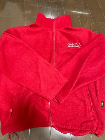 SANDIA 플리스 자켓 레드
