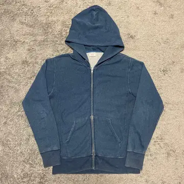 Champion 리버스 위브 지퍼 후드티 네이비 M 무지