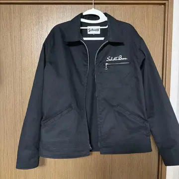 Schott 블랙 워크 자켓