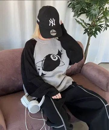 sedacle 래글런 와플 니트