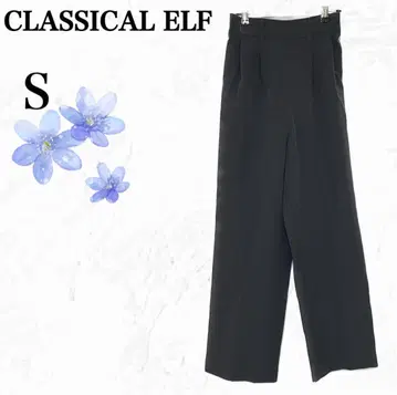 클래식 엘프 다크 그레이 와이드 팬츠 [ S ] 센터 블레스 심플