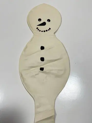 카텍스 59인치 인형형 풍선 눈사람 패턴 크리스마스 1장 미사용