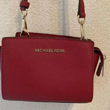 MICHAEL KORS 레드 숄더백