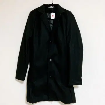 체스터 코트 M 사이즈 블랙 남성용 롱 가을 겨울 방한