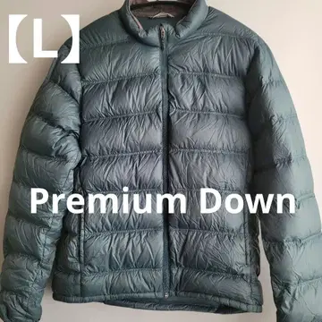 다크 그린 퀼팅 다운 자켓