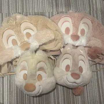 디즈니 팬캡 미니백 칩과 데일 세트