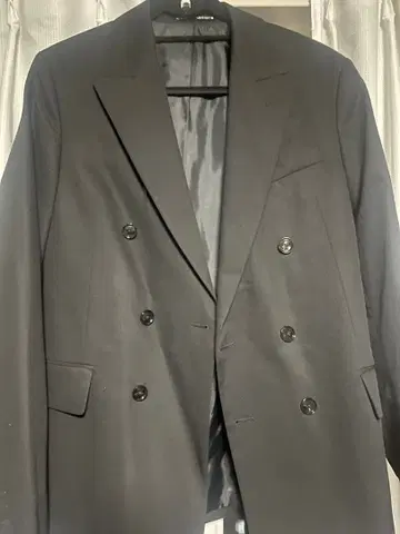 ZARA 블랙 더블 브레스트 자켓