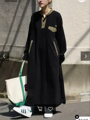 FREAK'S STORE OUTDOORS 사이드 지퍼 플리스 원피스