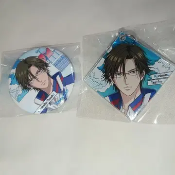 신 테니스의 왕자님 로손 가챠가챠 캔뱃지 & 아크릴 키링 테즈카