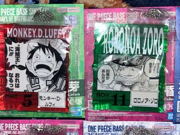 원피스 베이스샵 복권 아크릴 블록 참 루피 조로