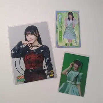 요시세 진주 묶음 판매 친필 사인 브로마이드 트레카세트