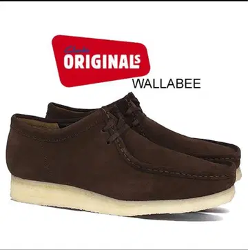 Clarks Wallabee 다크 브라운 사이즈 UK 7 / US 8