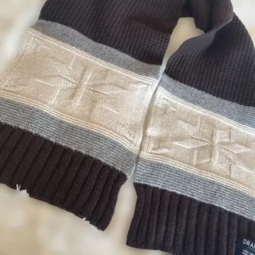 DRAKE'S 램스울 머플러 눈꽃