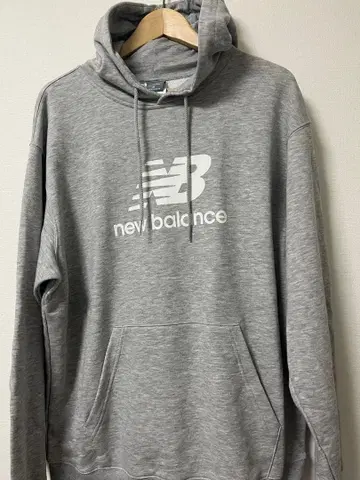 New Balance 그레이 후드티