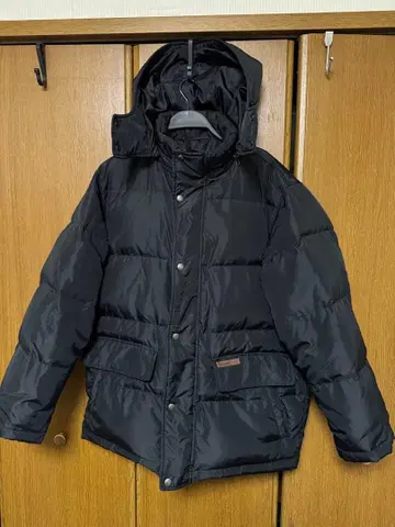 크로커다일 CROCODILE 다운 자켓 후드 부착 블랙 남성용