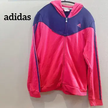 adidas CLIMLITE 후드 부착 저지 핑크 파랑