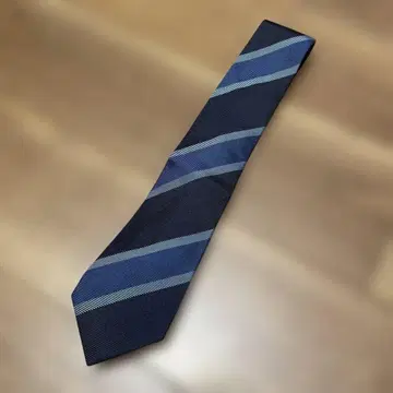 296 존 컴포트 넥타이 네이비 계열 스트라이프