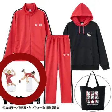 하이큐 시마무라 콜라보 해피 백 빅 아크릴 스탠드 코즈메 쿠로오