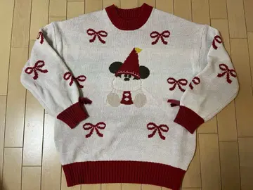 미키 크리스마스 니트 스웨터 M~L size