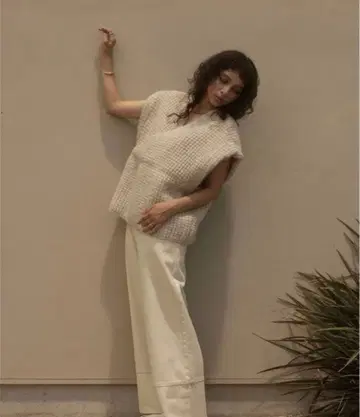 ALEXIA STAM*니트 베스트*카슈쿨*베이지